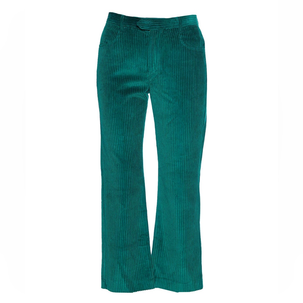 Isabel Marant Women’s Green Corduroy Pants